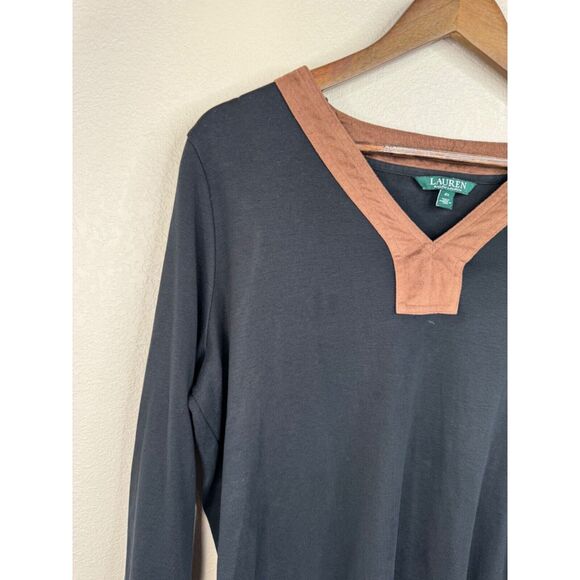 Lauren Ralph Lauren Womens 2X Black Brown Classic Capsule‎ Staple Career - Picture 3 of 10